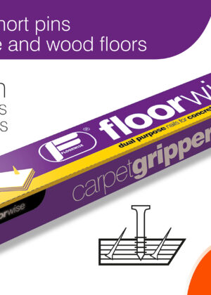 F159 – Pre-nailed Dual Purpose Short Pin Carpet Gripper for Concrete or Wooden Floors